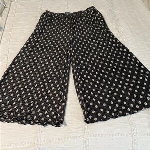 By AnthropolBlack and White Patterned Palazzo Pants Size S